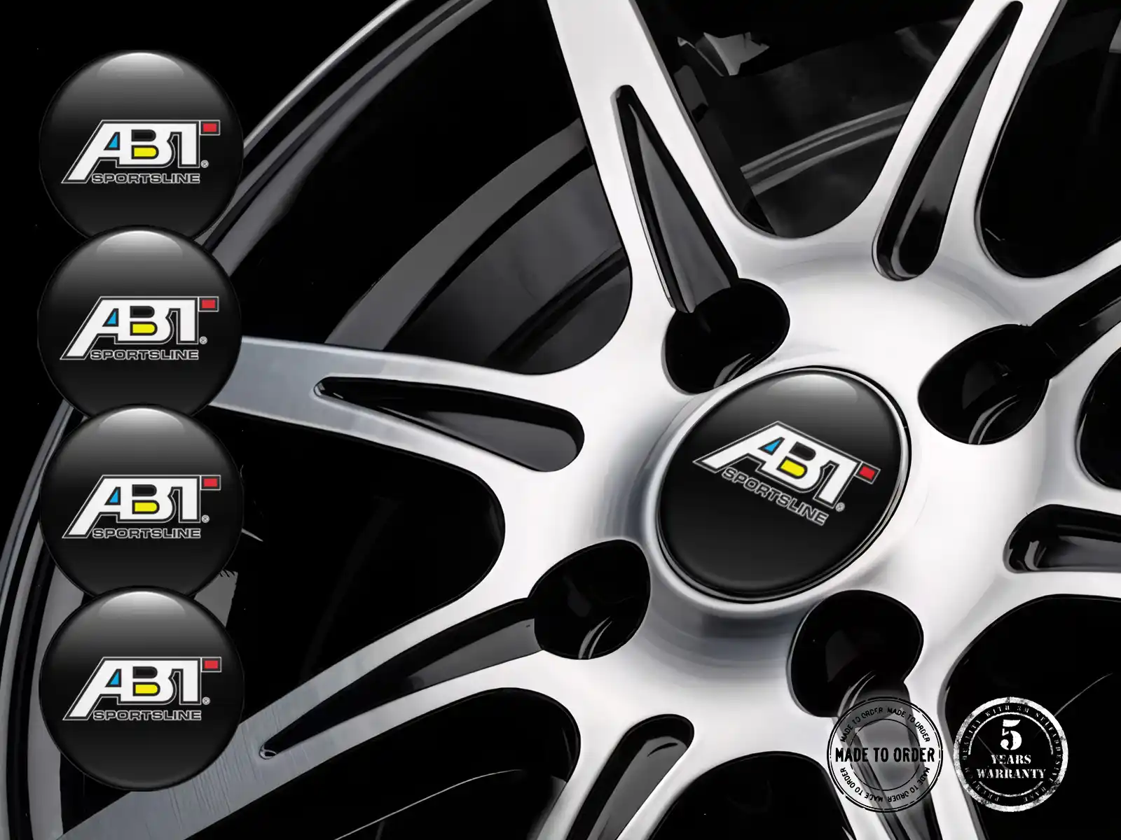 ABT Stickers Dome Edition Resin Emblem Labels